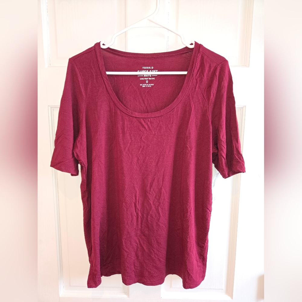 Torrid Women's Burgundy Top